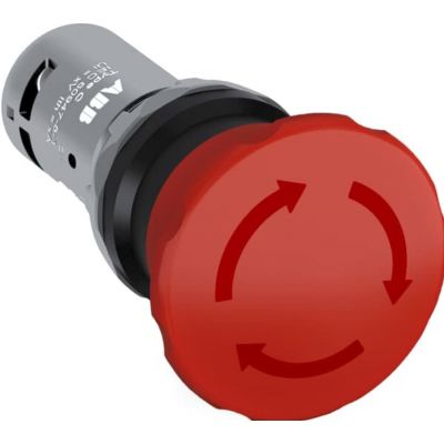 Przycisk bezpieczeństwa 1NC czerwony CE4T-10R-01 (1SFA619550R1041)