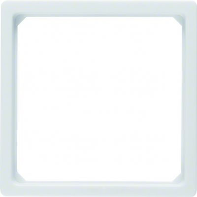BERKER Q.x Pierścień adaptacyjny do płytki czołowej 50x50mm biały aksamit 11096079 HAGER (11096079)