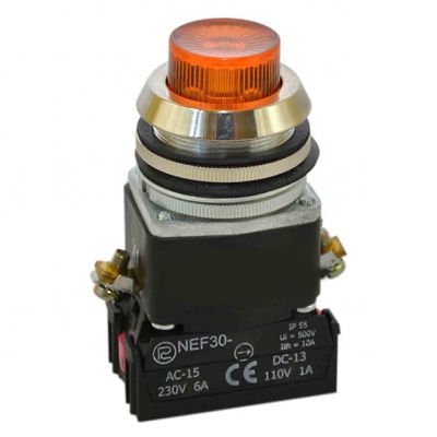 Przycisk NEF30-WLY/24V żółty (W0-NEF30-WL Y G)