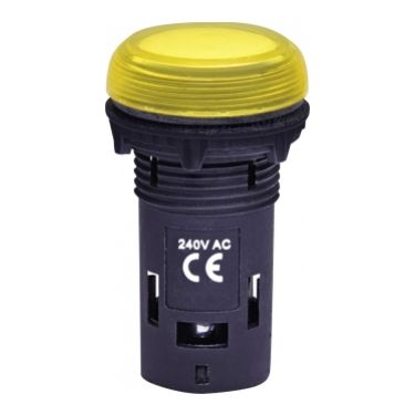 Lampka LED 240V AC - żółta ECLI-240A-Y 004771232 ETI (004771232)