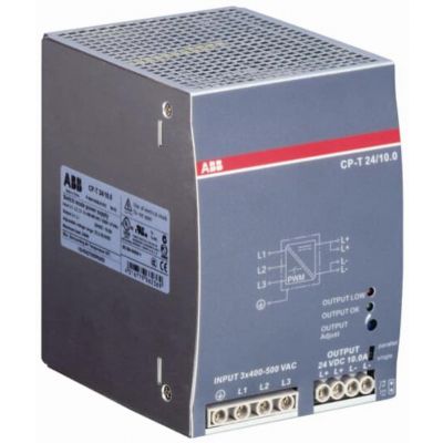 Zasilacz impulsowy CP-T 24/10.0 wej: 3x400-500VAC wyj: 24VDC/10.0A (1SVR427055R0000)