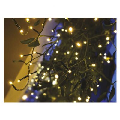 Lampki choinkowe sople XMAS różne tryby 9W 600LED 10m IP44 ciepły biały D4CW03 EMOS (D4CW03)