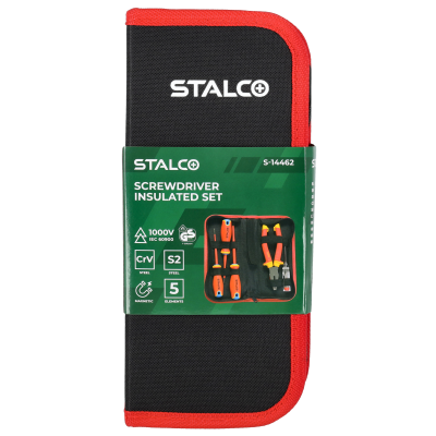 Zestaw narzędzi izolowanych VDE 1000V 5el. S-14462 STALCO (S-14462)