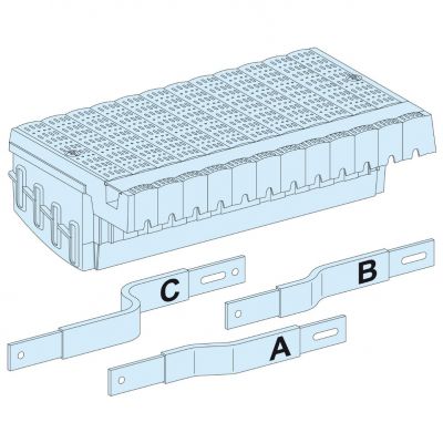 Rozdzielnice PrismaSet blok rozdzielczy Polypact z przyłączam 3P SCHNEIDER (LVS04403)