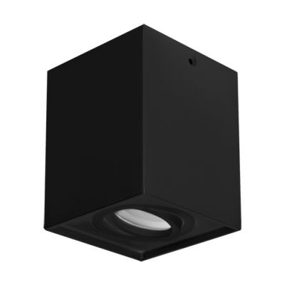 Oprawa sufitowa HARY GU10 czarna TUBA lampa 03716 IDEUS (03716)