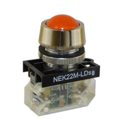 Lampka NEK22MLDSB 24-230V żółta (W0-LDU1-NEK22MLDSB G)