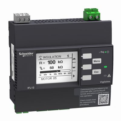 Vigilohm Lokalizator doziemień 12 kanałowy z komunikacją i pomiarem 24-48 VDC IMDIFL12LMC SCHNEIDER (IMDIFL12LMC)