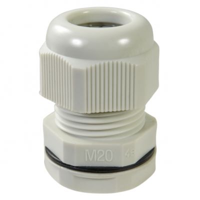 Dławnica M 63 metryczna  IP 68 jasno szara 250058 HAUPA (250058)