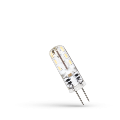 Żarówka LED G4 column 12V 1,5W SILIKON ciepła biel SPECTRUM (WOJ+13117)