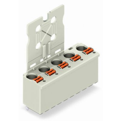 Gniazdo picoMAXeCOM raster 7,5mm 5-biegunowe z prostymi pinami lutowniczymi z płytką 2092-3155 /100szt./ WAGO (2092-3155)