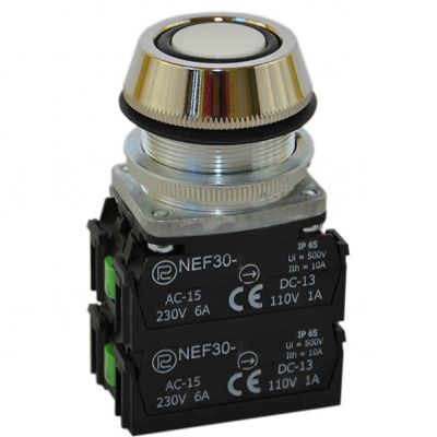 Przycisk NEF30-UKX2Y/W3 biały (W0-NEF30-UK X2Y/W3 B)