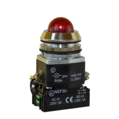 Lampka NEF30LC/110V czerwona (W0-L-NEF30LC/110V C)