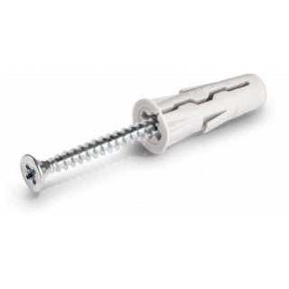 Kołek uniwersalny UNO 10x36mm z wkrętem 5,0x40mm 100szt. RAWLPLUG (UNO-10+540)