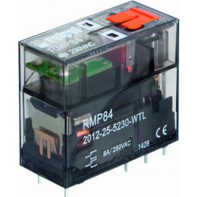 RMP84-2012-25-5230-WTL Przekaźnik elektromagnetyczny, miniaturowy, do obwodu drukowanego i gniazda w (2615191)