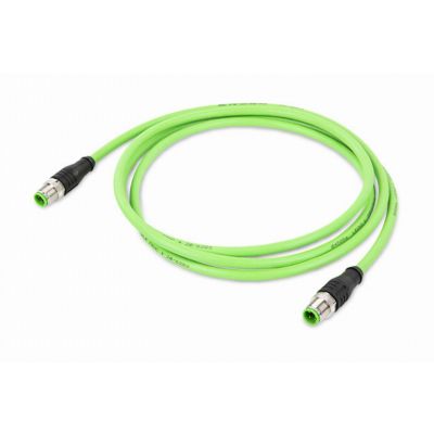 Przewód ETHERNET wtyczka prosta / wtyczka prosta M12 20m 756-1203/060-200 WAGO (756-1203/060-200)