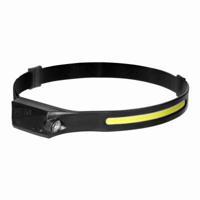 Latarka czołowa LED COB + XPE z akumulatorem 1200 mAh (LT-10)