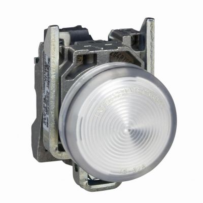 Harmony XB4 Lampka sygnalizacyjna biała LED 24V metalowy XB4BVB1EX SCHNEIDER (XB4BVB1EX)