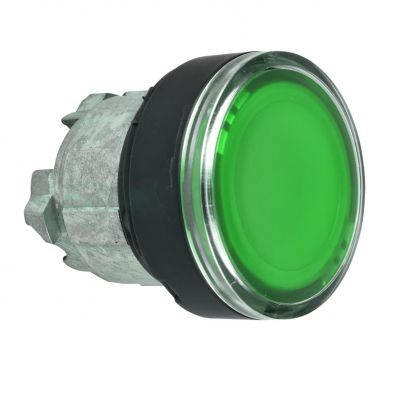 Harmony XB4 Przycisk płaski fi22 zielony samopowrotny LED okrągły metalowy ZB4BA387 ZB4BA387 SCHNEIDER (ZB4BA387)