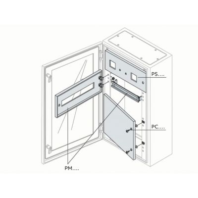 PC2606K Maskownica pełna 370x600mm (HxW) (PC2606K)