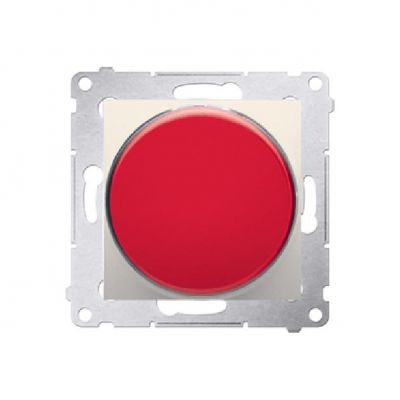 Simon 54 Sygnalizator świetlny LED – światło czerwone  230V kremowy DSS2.01/41 (DSS2.01/41)