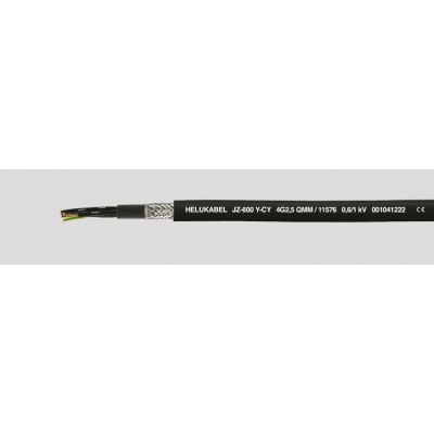 KABEL ELASTYCZNY 0,6/1 kV JZ-600-Y-CY 3X6 QMM żyły czar.numer ekranowany (11598)