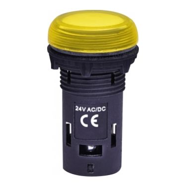 Lampka LED 24V AC/DC - żółta ECLI-024C-Y 004771212 ETI (004771212)