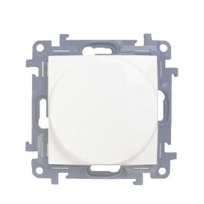 SIMON 10 WC-S9LAxxx-01-11xx Ściemniacz obrotowy do LED ściemnialnych 230 V (moduł) 2–250 W; biały. M CS9LA.01/11 KONTAKT (CS9LA.01/11)