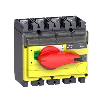 Compact INS INV rozłącznik INV250 czerwono-żółty 250A 4P 31187 SCHNEIDER (31187)