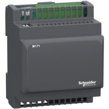 Sterownik PLC HVAC M171 6xDI 3xAI 6xDO 5xAO LAN Modbus SL zasilanie 12-24V TM171OBM22R SCHNEIDER (TM171OBM22R)