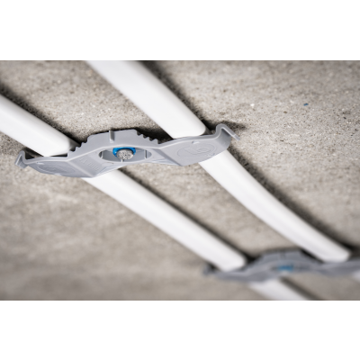 Uchwyt do kabli płaskich podtynkowych podwójny 17mm 90szt.  RAWLPLUG  (R-SC40-TCD)