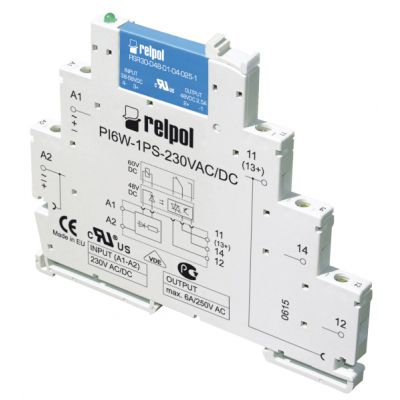 RELPOL Przekaźnik Interfejsowy PIR6W-1PS-24VDC-T 857186 (857186)