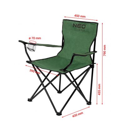 Krzesełko biwakowe, składane 63-157 NEO (63-157)