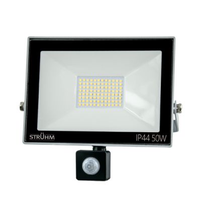 Naświetlacz SMD LED z czujnikiem ruchu KROMA LED S 50W GREY 4500K (03607)