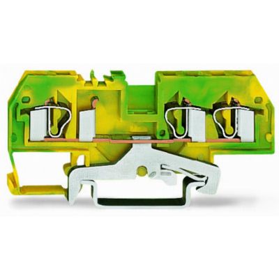 Złączka 3-przewodowa 4mm2 żółto-zielona 281-687 WAGO (281-687)