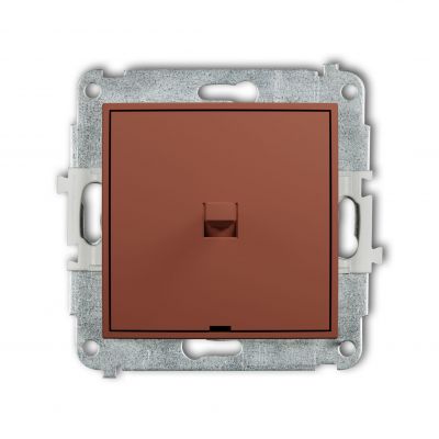 KARLIK MINI Łącznik zwierny jednobiegunowy styl amerykański kolor terakota (63MWPUS-4.1)