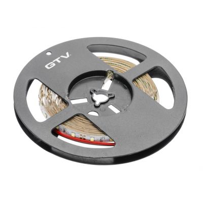 GTV TAŚMA FLASH 2835, 300 LED NEUTRALNY BIAŁY 4000K, 30W, BEZ ŻELU 8mm, ROLKA 5m, 12V LD-2835-300-20-CB (LD-2835-300-20-CB)