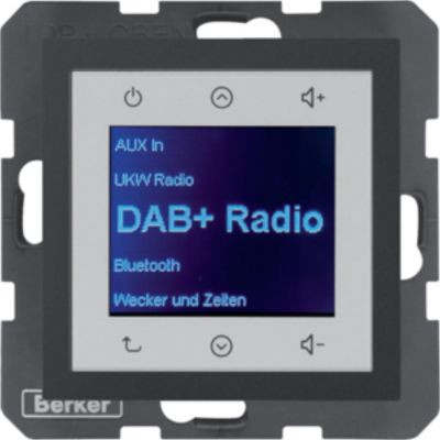 B.x Radio Touch DAB+ antracyt mat 29841606 HAGER (29841606)