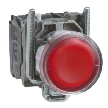 Harmony XB4 Przycisk płaski czerwony LED 230/240V XB4BW34M5 SCHNEIDER (XB4BW34M5)