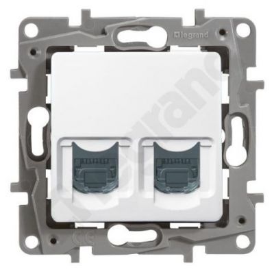 Niloe/Niloe Selection -Gniazdo 2Xrj45 Kat. 6 Stp Białe 664776 LEGRAND (664776)