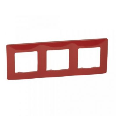 Niloe Ramka Potrójna Czerwona 665023 LEGRAND (665023)