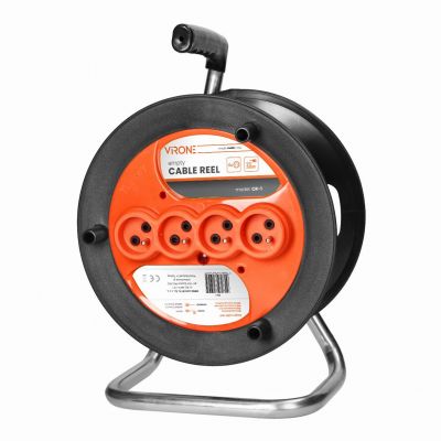 Zwijak bębnowy IP20 4x2P+Z 16A 230V CR-1 ORNO (CR-1)