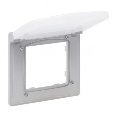 Niloe Step Ramka Pojedyncza IP44- Kolor Aluminium 863396 LEGRAND (863396)