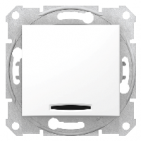 Sedna przycisk z podświetleniem biały SDN1600121 SCHNEIDER (SDN1600121)