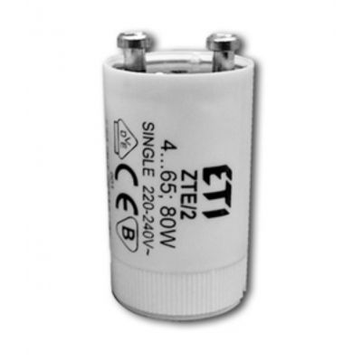 Zapłonnik do świetlówek ZTE/2 4…65W 80W ZTE/2 4-65W,80W 009512110 ETI (009512110)