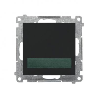 Simon 55 Sygnalizator świetlny LED – światło zielone 230V Czarny mat TESS3.01/149 (TESS3.01/149)