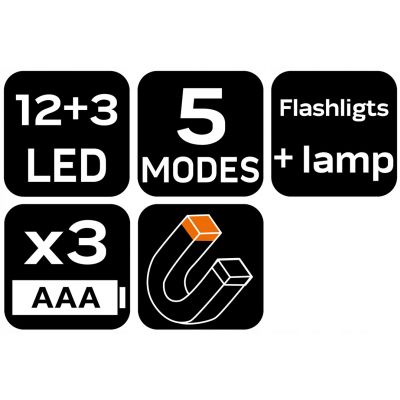 Flara drogowa lampa ostrzegawcza samochodowa światło awaryjne LED magnes NEO (99-128)