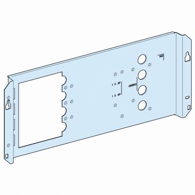 Rozdzielnice PrismaSet płyta montażowa pozioma na stałe napęd silnika do Compact NS250 SCHNEIDER (LVS03032)