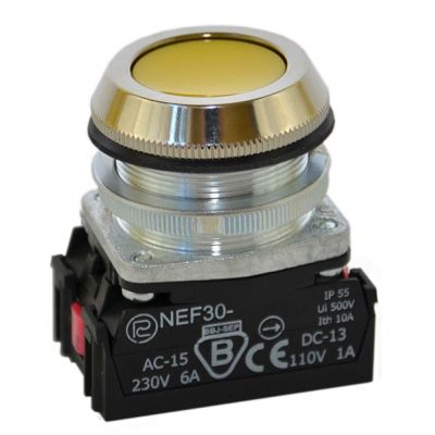 Przycisk NEF30-K2Y/W3 żółty (W0-NEF30-K 2Y/W3 G)