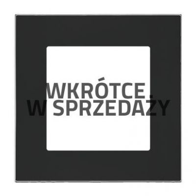 Simon 55 Ramka pojedyncza 1-krotna DUO Czarna podstawa chrom TRD1.163/149 KONTAKT (TRD1.163/149)