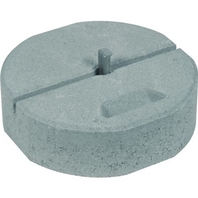 Podstawa betonowa z klinem, B55 17 kg, fi 337 mm, do iglic fi 16 mm (102010)